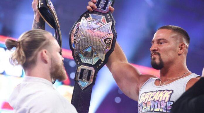 Hier bleibt bald nur ein Gürtel übrig! NXT vom 23. August 2022 - Foto: (c) WWE. All Rights Reserved.