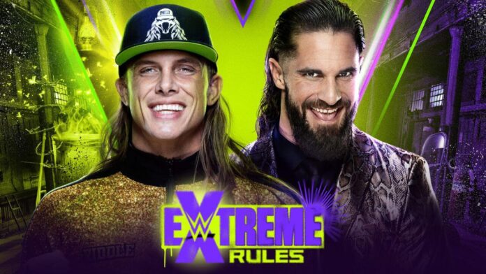 WWE Extreme Rules 2022 - Riddle vs. Rollins - (c) WWE. All Rights Reserved.