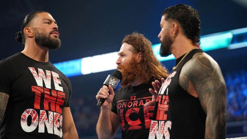 Bloodline-Ärger bei SmackDown (7.10.22)! Foto: (c) WWE. All Rights Reserved.