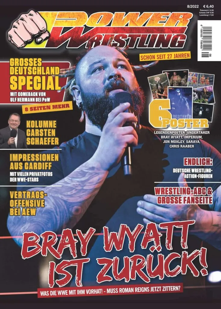 Power-Wrestling - das Cover der Ausgabe 8/22