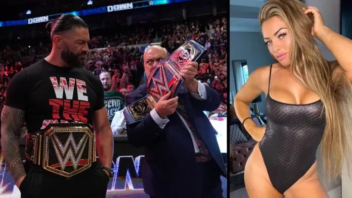 Während Mandy Rose aufgehalten wurde, ist für Roman Reigns kein Ende in Sicht! / Fotos: (c) WWE, Instagram.com/MandySacs