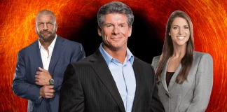 Paul Levesque, Vince McMahon, Stephanie McMahon / (c) WWE