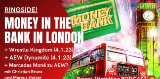 RINGSIDE! mit den aktuellen Themen wie WWE Money in the Bank in London!
