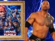 Ein Rumble-Plakat mit The Rock kursierte auf Twitter. Ganz offensichtlich war das Fan-Art! / Bilder: George Napolitano (The Rock) WWE (Plakat-Original)