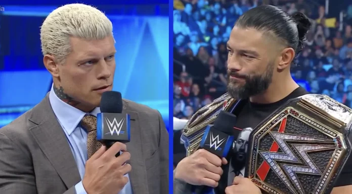 Cody Rhodes. Roman Reigns. Die erste Begegnung / WWE SmackDown vom 3. März 2023
