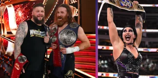 Die neuen Champions am WrestleMania Samstag / Fotos: (c) WWE