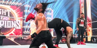Jimmy Uso macht mit Roman Reigns Schluss / WWE Night of Champions 2023 / (c) WWE
