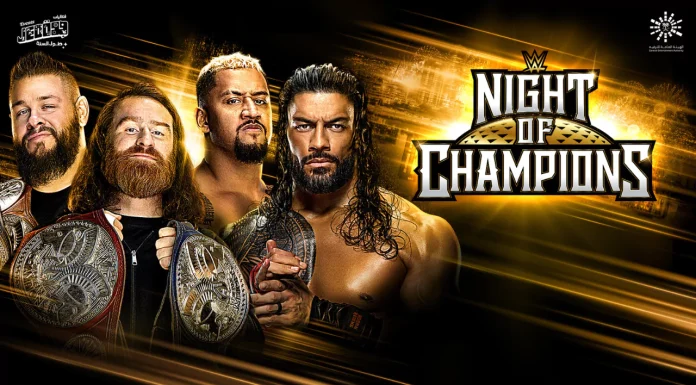 Roman Reigns und Solo Sikoa treffen auf die Undisputed-Tag-Team-Champions Kevin Owens & Sami Zayn bei WWE "Night of Champions" 2023