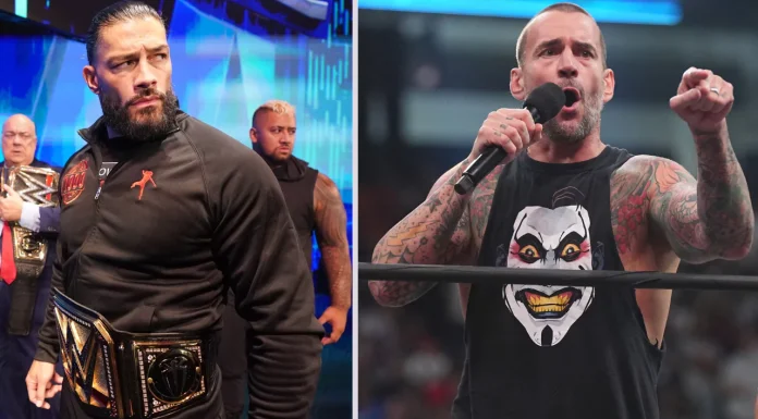 Für WWE läuft es mit der Bloodline weiterhin rund / CM Punk muss sich mit "Collision" neu beweisen / Fotos: (c) 2023 WWE, AEW (r.)