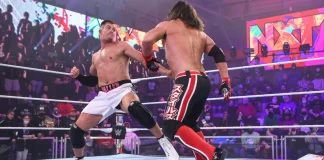 Im Januar 2022 erhielt Grayson Waller gegen AJ Styles einen Vorgeschmack auf seine SmackDown-Karriere. / Foto: (c) WWE