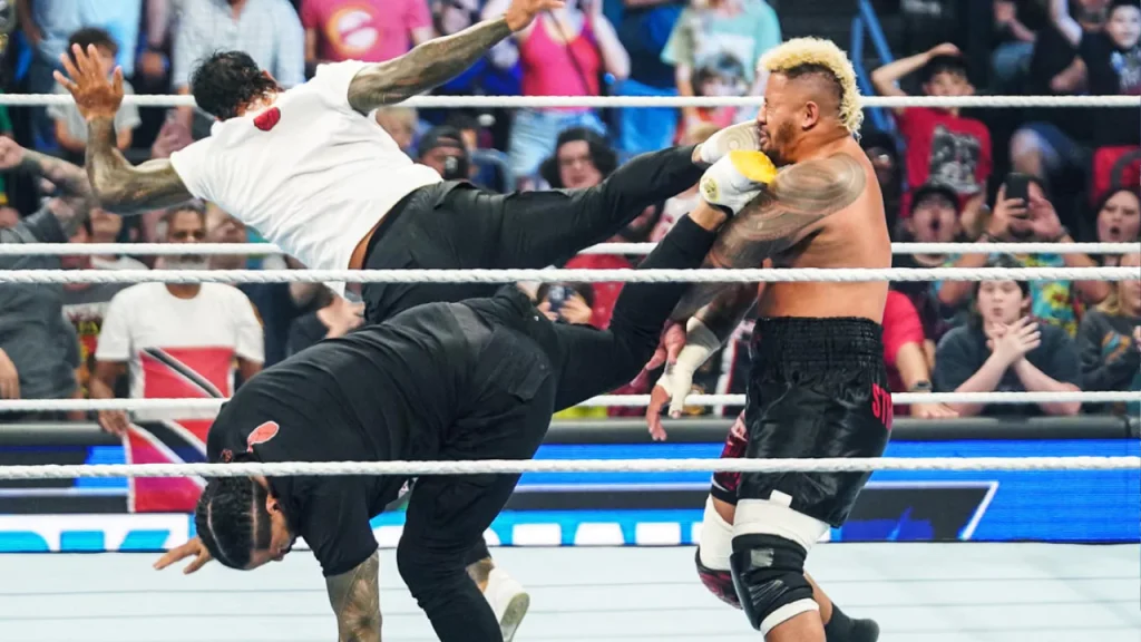 Jetzt gibt's Krieg in der Bloodline! / WWE SmackDown vom 23. Juni 2023 / Foto: (c) WWE
