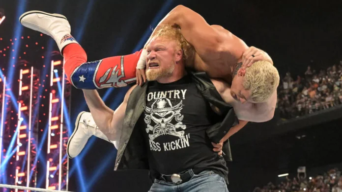 Das dritte Match zwischen Brock Lesnar und Cody Rhodes muss kommen! / Raw vom 3. Juli 2023 / Bilder: (c) 2023 WWE