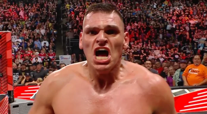 Gunther wurde gegen Chad Gable ausgezählt - WWE Raw vom 21. August 2023
