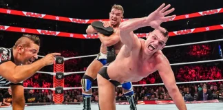 Gunther übersteht die Titel-Schlacht gegen Chad Gable und stellt bei WWE Raw den IC-Titel-Rekord auf / (c) WWE