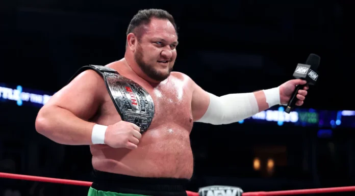 Samoa Joe ist bald der am längsten amtierende ROH-TV-Champion aller Zeiten / (c) AEW