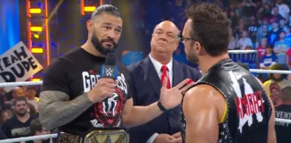 Für Roman Reigns gibt es neue Konkurrenz bei WWE SmackDown / (c) 2023 WWE