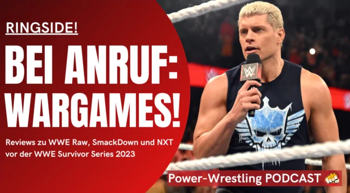 RINGSIDE! heute mit einem WWE-Podcast über Raw, SmackDown und NXT
