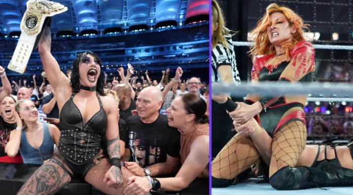 Rhea Ripley und Becky Lynch gehören zu den großen Siegerinnen bei WWE Elimination Chamber 2024 / Fotos: (c) WWE