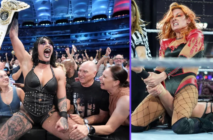 Rhea Ripley und Becky Lynch gehören zu den großen Siegerinnen bei WWE Elimination Chamber 2024 / Fotos: (c) WWE