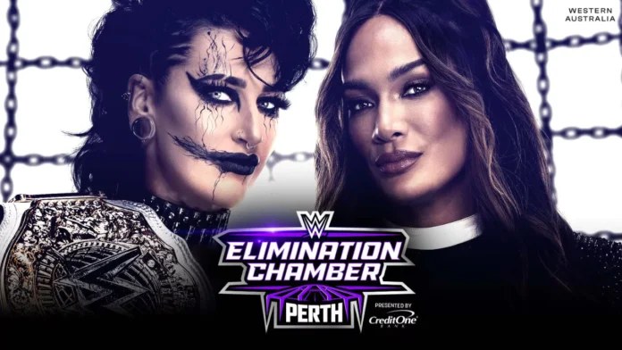 Verlässt Lokalmatadorin Rhea Ripley Australien als Women's-World-Champion? / (c) WWE Elimination Chamber 2024