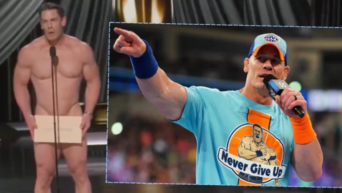 So nackt sieht man John Cena selbst nicht mal bei WWE / (c) 2024 WWE, Screenshot: ABC