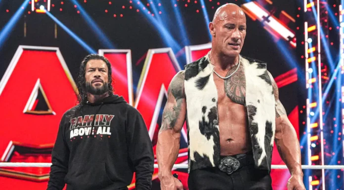 Die Bloodline hat beim letzten WWE Raw vor WrestleMania ein Statement abgegeben / Foto: (c) 2024 WWE