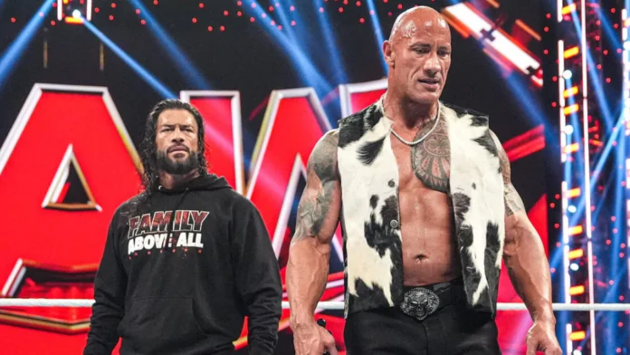 Die Bloodline hat beim letzten WWE Raw vor WrestleMania ein Statement abgegeben / Foto: (c) 2024 WWE