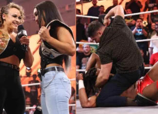 Jordynne Grace und Ethan Page schlagen bei WWE NXT auf / Fotos: (c) WWE